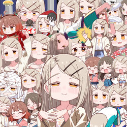This is a pixiv picture whose title is 1周年記念.