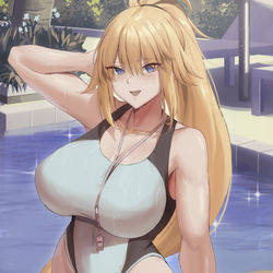 This is a pixiv picture whose title is golden saint.