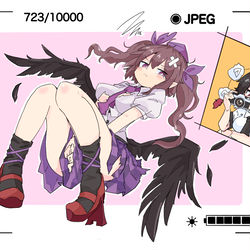 This is a pixiv picture whose title is 撮るなバカ！.