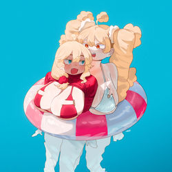 This is a pixiv picture whose title is ぎゅうぎゅう.
