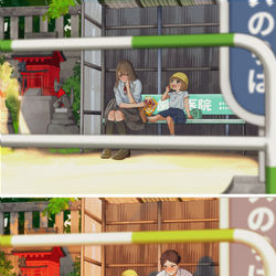 This is a pixiv picture whose title is 放課後 恋の相談所.