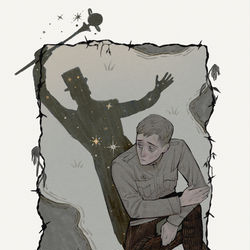 This is a pixiv picture whose title is 漫画『ひまわり畑』プロローグ.