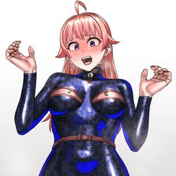 This is a pixiv picture whose title is 服に魔法をかけられたニコちゃん.