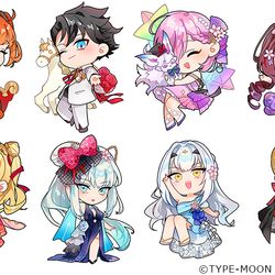 This is a pixiv picture whose title is 『Fate/Grand Order 繁体字版』 8周年おめ！.