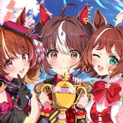 This is a pixiv picture whose title is 時代彩るマイル女王！.