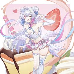 This is a pixiv picture whose title is commission.