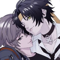 This is a pixiv picture whose title is 悠アキまとめ②+アキラ受け.