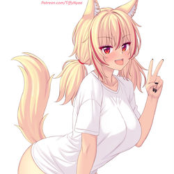 This is a pixiv picture whose title is Tiffy in a cute top~~.