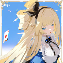 This is a pixiv picture whose title is 6/100 Alice.