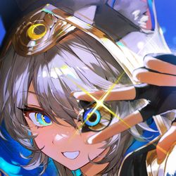 This is a pixiv picture whose title is 🐱✨.