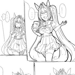 This is a pixiv picture whose title is 贅沢は言わねえから、結婚間近のダイスカとトレーナーの様子を偶然目.