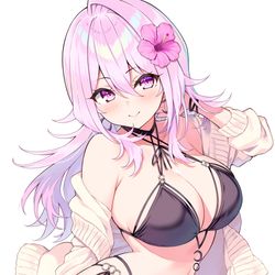 This is a pixiv picture whose title is 水着桜さん.