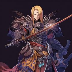 This is a pixiv picture whose title is 【お仕事】MTG×FF「ゼノス・イェー・ガルヴァス」.
