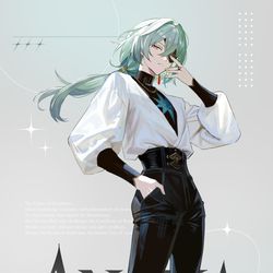 This is a pixiv picture whose title is Day40 アナイクス先生.