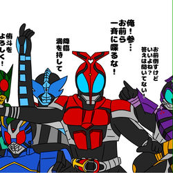 This is a pixiv picture whose title is 何かが違うカブト.