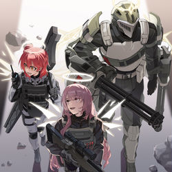 This is a pixiv picture whose title is 武装天使.