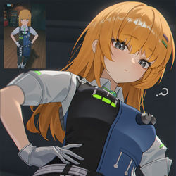 This is a pixiv picture whose title is そこで…何してるんですか？.