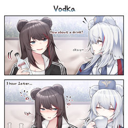 This is a pixiv picture whose title is Vodka.
