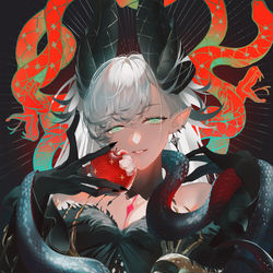 This is a pixiv picture whose title is リリス.