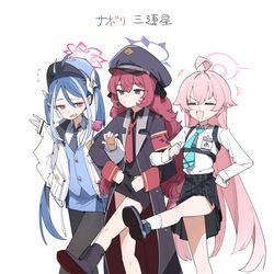 This is a pixiv picture whose title is サボり三連星.