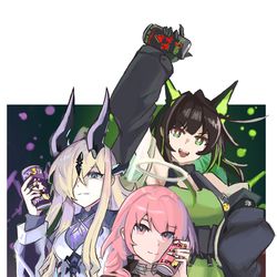This is a pixiv picture whose title is mon3tr energy.