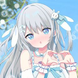 This is a pixiv picture whose title is 【Skebリクエスト】月見みみさん.