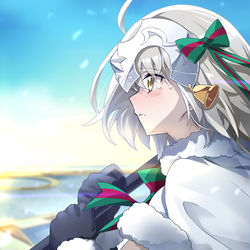 This is a pixiv picture whose title is ジャンヌ・ダルク・オルタ・サンタ・リリィ.