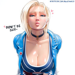 This is a pixiv picture whose title is [SF6] Cammy Smooch.