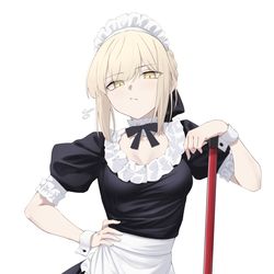 This is a pixiv picture whose title is メイドオルタ.
