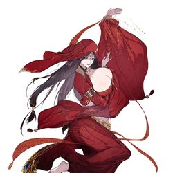 This is a pixiv picture whose title is 初为霓裳后六幺.