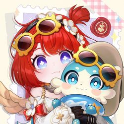 This is a pixiv picture whose title is トリビーとポポン✨️.