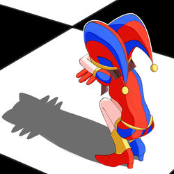 This is a pixiv picture whose title is 猫影ポーズ？.