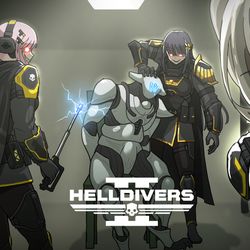 This is a pixiv picture whose title is 【HELLDIVERS 2】做最优质的地狱潜兵！.