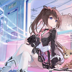 This is a pixiv picture whose title is 列车.