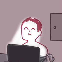 This is a pixiv picture whose title is 야한거보는 코하루 망가.