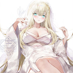 This is a pixiv picture whose title is 初めての夜を待つ花嫁-remake-.