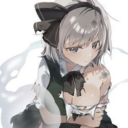 This is a pixiv picture whose title is 妖夢.