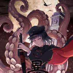 This is a pixiv picture whose title is フルカラーイラスト本　『異形』.