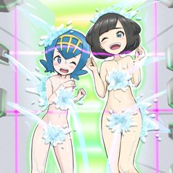 This is a pixiv picture whose title is 25−68 自動シャワー室.