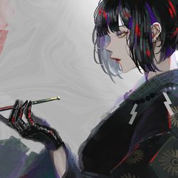 This is a pixiv picture whose title is 無題.