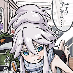 This is a pixiv picture whose title is ドゥーちゃんとホラー作品で子供が描く絵.