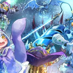 This is a pixiv picture whose title is ラドリーバジェ vs. 水属性GS.