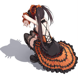 This is a pixiv picture whose title is 時崎狂三.