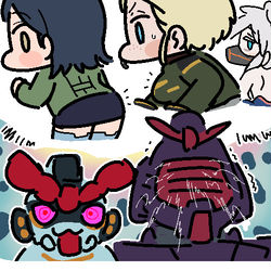 This is a pixiv picture whose title is 機動戦士GundamGQuuuuuuX.