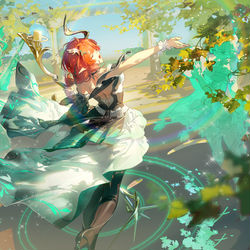 This is a pixiv picture whose title is 长夏永不凋落.