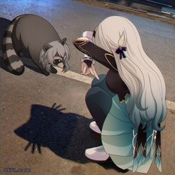 This is a pixiv picture whose title is Cat shadow.