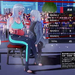 This is a pixiv picture whose title is Hibiki's First Overseas Match.