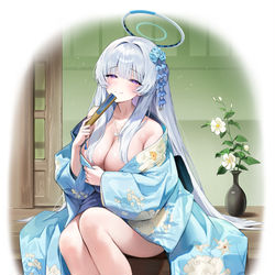 This is a pixiv picture whose title is ノア💙.