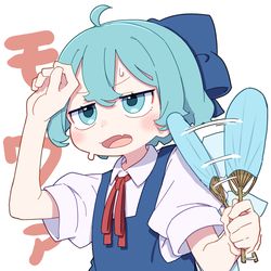 This is a pixiv picture whose title is 暑い.