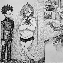 This is a pixiv picture whose title is Hallway.